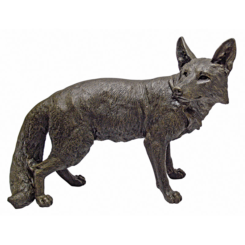 Statue de fox à queue de douille