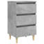Solihull Bed Cabinet with Solid Wood Legs-593630335-650178981