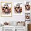 «Family of Velociraptor Dinosaurs Portrait» - art mural dinosaure-1732410759-1732410757