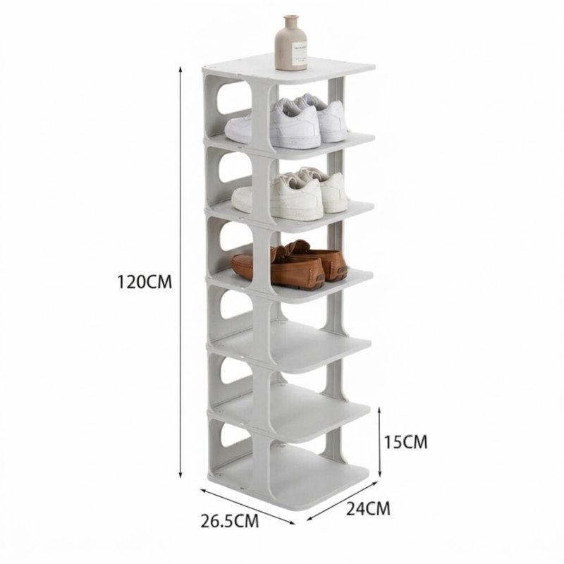7 Pair Shoe Rack
