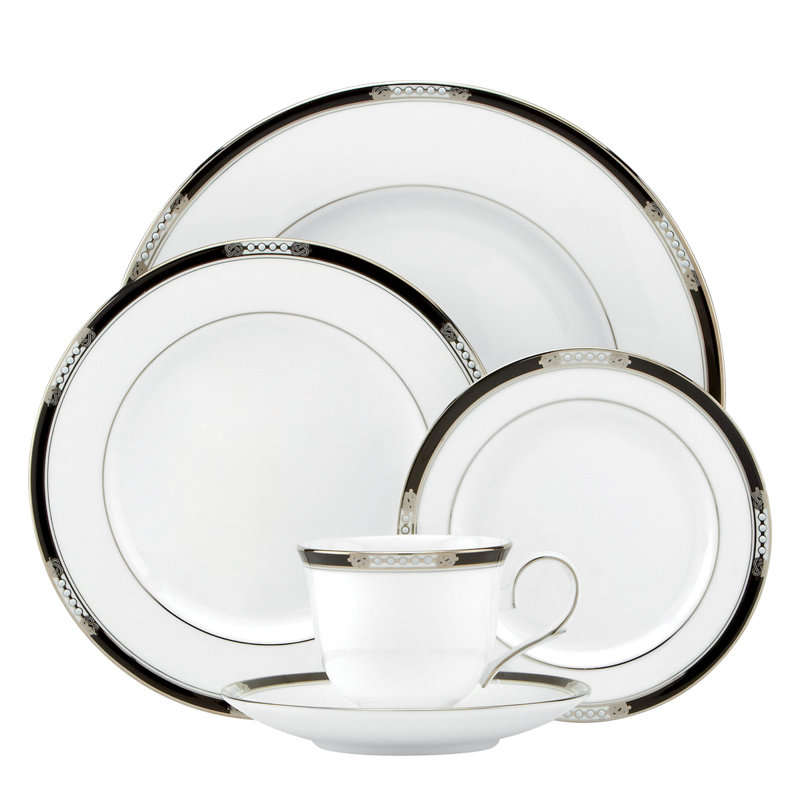 Hancock Platinum Dinnerware Collection