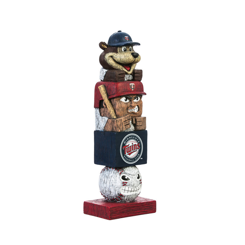 Statue de jardin MLB, Twins de Minnesota, H 16 po x l 5,5 po x P 4 po