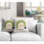 Polyester/Polyester Blend Throw Square Indoor/Outdoor-548225985-548225986