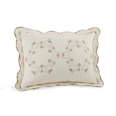 Taie décorative brodée Felisa