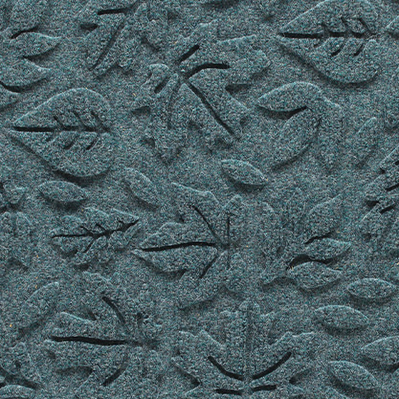 WaterHog® Fall Day 45 in. x 70 in. Indoor Outdoor Doormat, Bluestone, Rectangle 3'9" x 5'10"