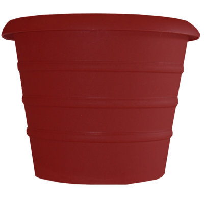 Ensemble de pots à fleurs en plastique 4 pièces Frick
