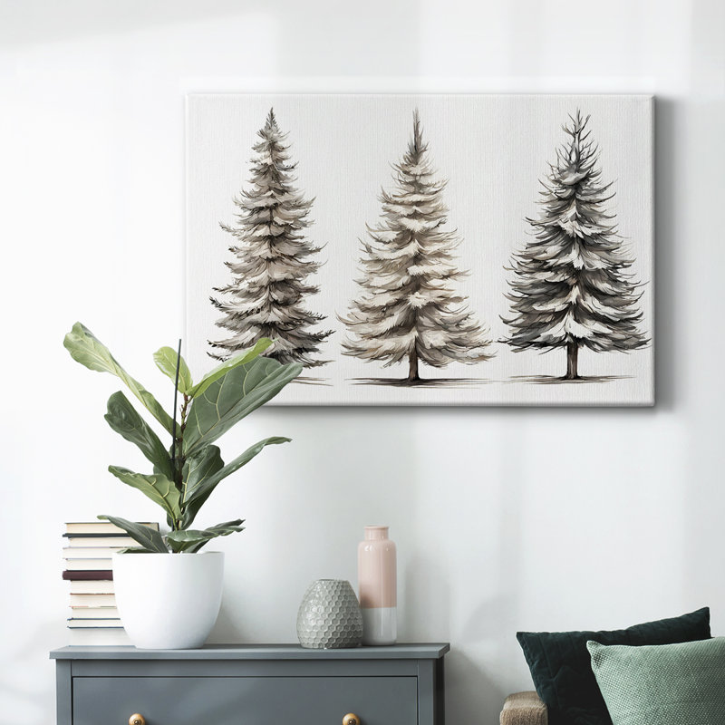 Paysage rétro - CXCIV, H 13 po x l 19 po x P 1,5 po, Toile tendue