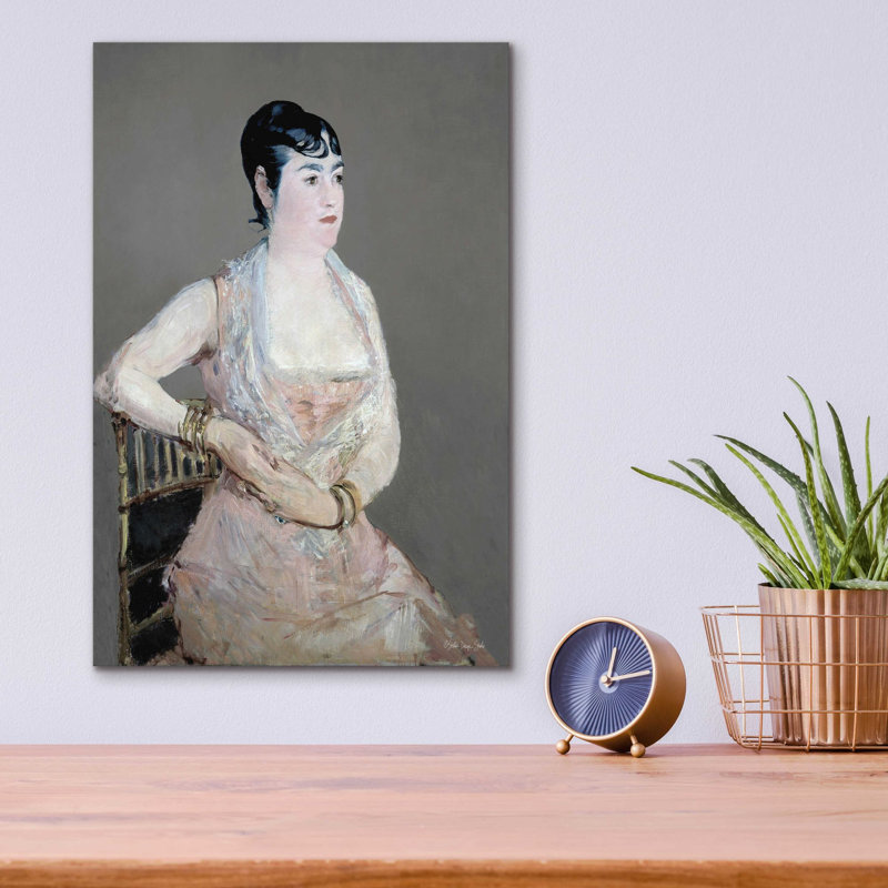 «Lady In Pink» par Stellar Design Studio, H 16 po x l 12 po x P 0,13 po