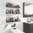 Floating Shelves Set Of 3,  Wall Mounted Shelves For Bathroom Bedroom Kitchen, Sturdy Wood Shelves With Metal Brackets, Space Saving Storage Solution-1220508946