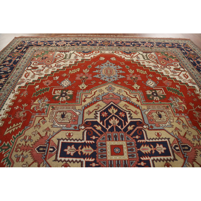 Geometric Traditional  Oriental Large Rug 12x15