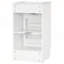 Meuble-lavabo autoportant de 18 pouces avec lavabo, tablette réglable et porte à fermeture douce pour salle de bain moderne-1032146086