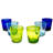 Dynamism 10oz. Stemless Wine Glass Set