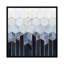 « doux blue hexagones » par elisabeth fredriksson-print-49715559-49715571