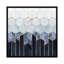 « doux blue hexagones » par elisabeth fredriksson-print-49715559-49715572