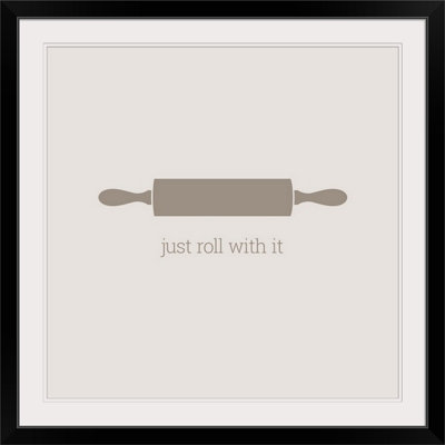 «Kitchen Art Just Roll with It Retro» par Kate Lillyson, impression