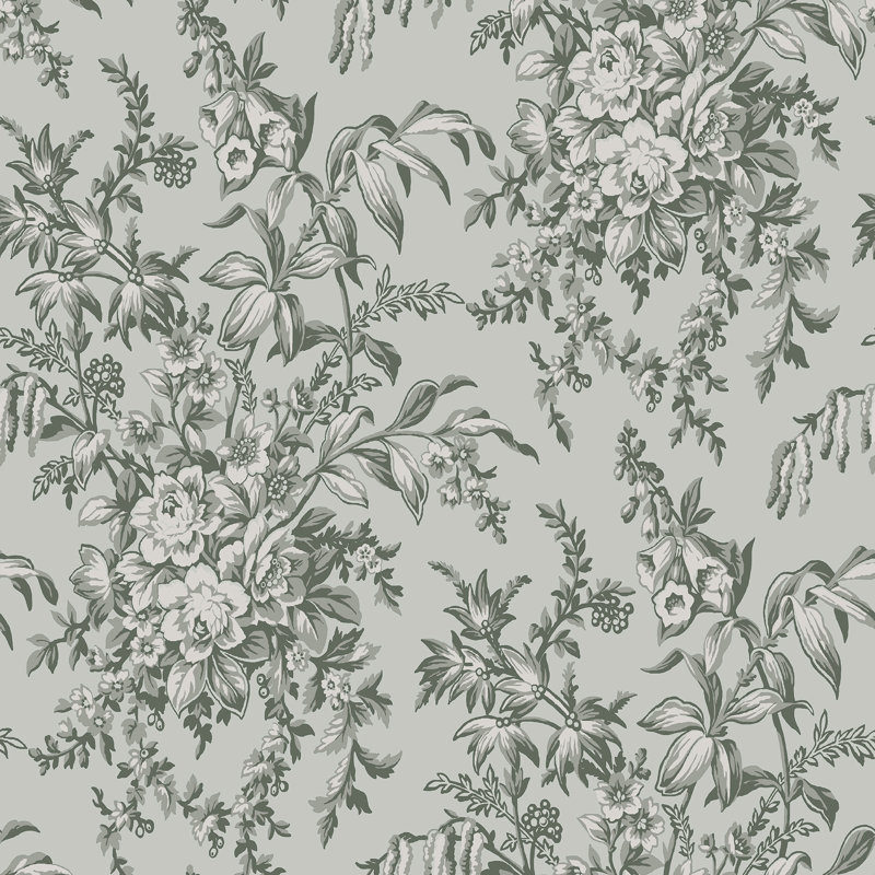 Papier peint sauge Daisy-Lyn Laura Ashley