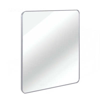 30 in x 30 in Metal Framed Square Bathrrom Mirror