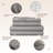 Whisper Organics, 100% Organic Cotton Sheets - 300 Thread Count Bed Sheets Set - Premium Quality Sheets - Deep Pocket Sheet Set - GOTS Certified, Stone (Cal King Size)-117278034-117278023