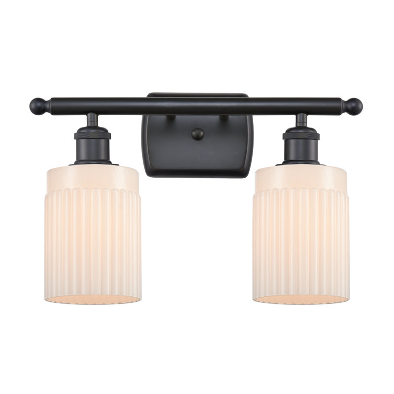 Kamena 2 - Light Dimmable Vanity Light, 6 Watt Vintage LED Bulb, Matte White, Matte Black