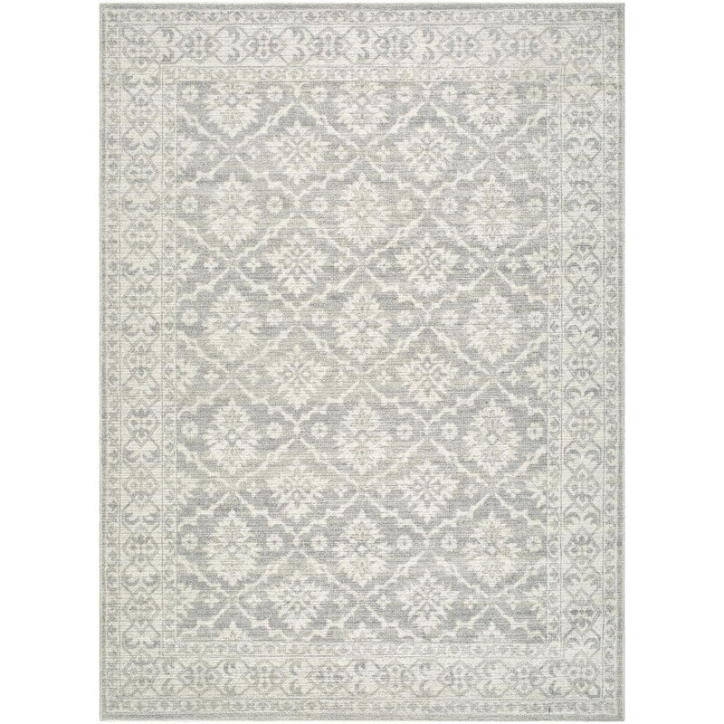Tapis tissé à la machine Nabela Noor Home x Livabliss Aram, Rectangle 6 pi 6 po x 9 pi