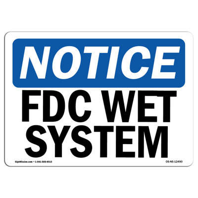 Notice Fdc Wet System