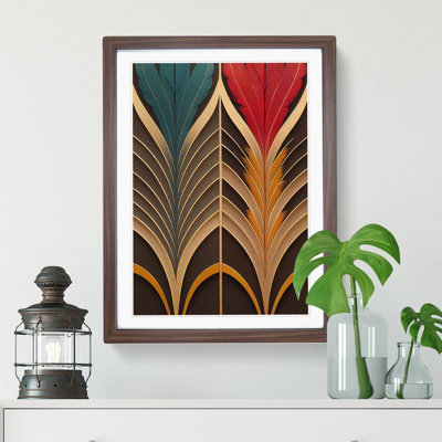 Victorious Feather - Single Picture Frame Painting