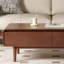 Table basse en bois massif de style rétro-102691525