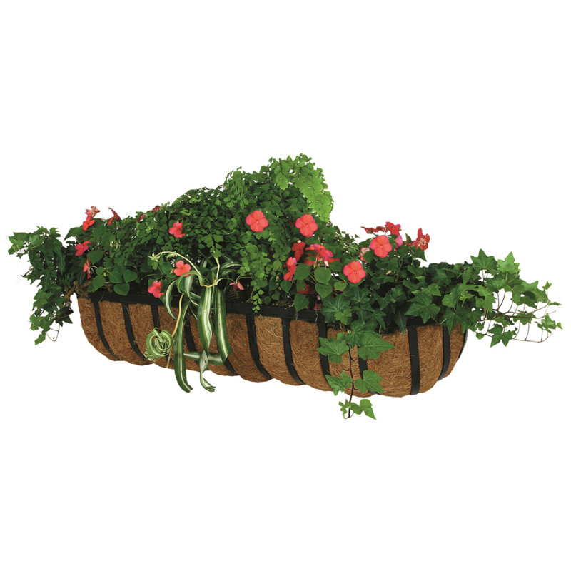 Metal Planter Box, 24" H x 36" W x 8" D