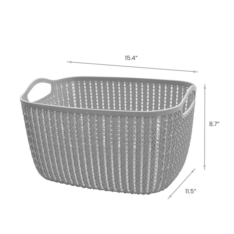 Rebrilliant Plastic Decorative Bin