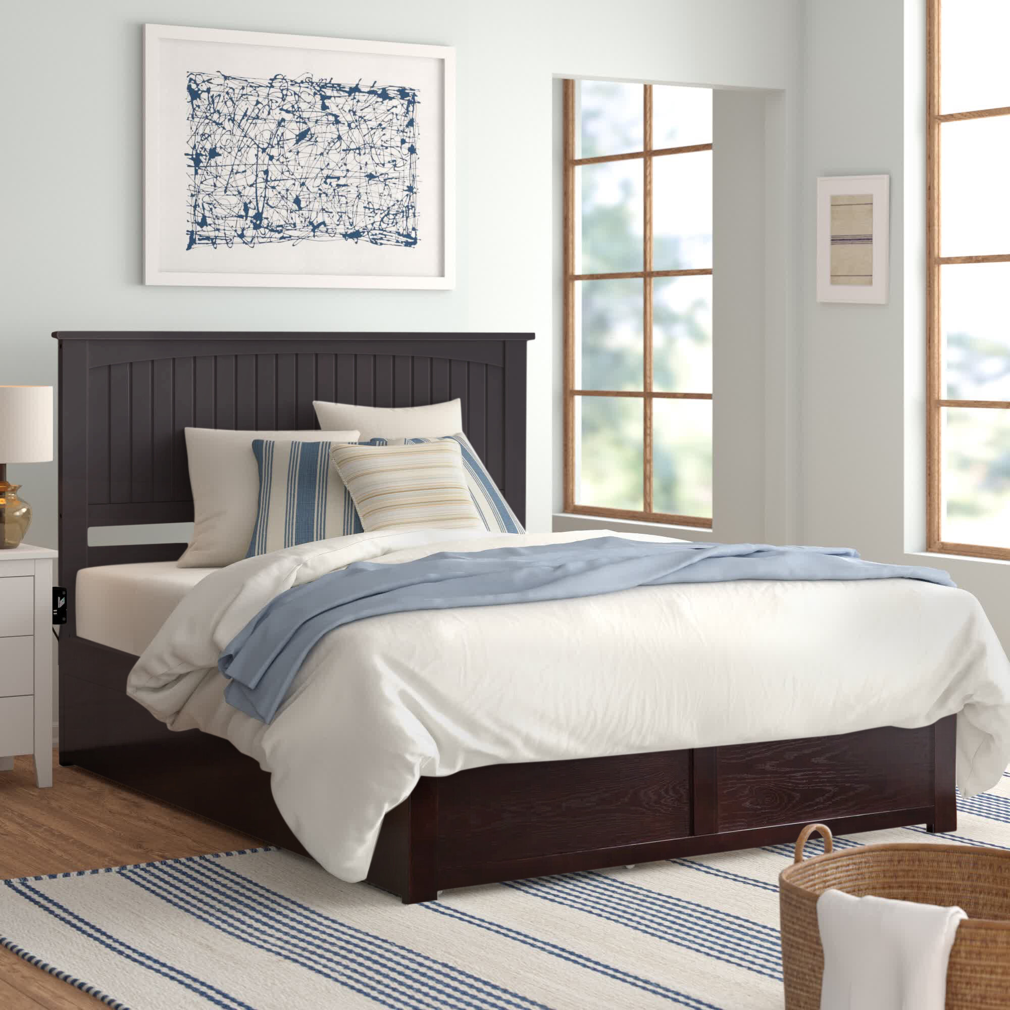 Three Posts™ Marquette Solid Wood Bed & Reviews | Wayfair