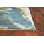 Tapis bleu sarcelle / gris Strouth-30689398