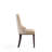 Shubert Modern Vegan Leather and Velvet Upholstered Beech Wood Dining Side Chair in Tan-342484230