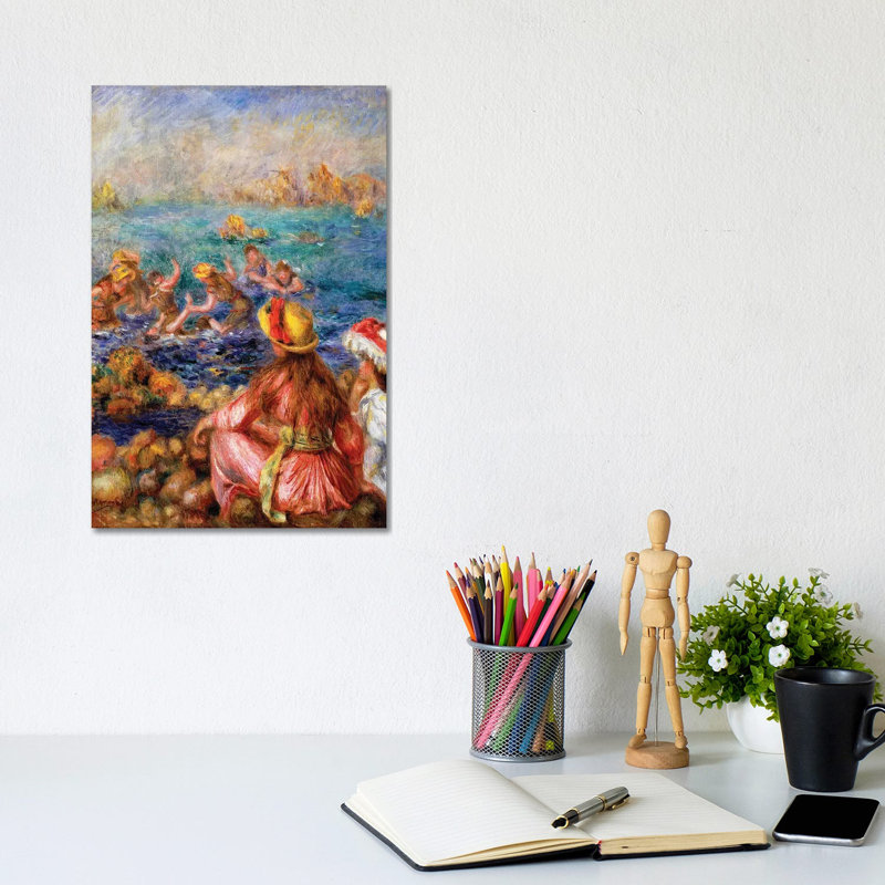 The Bathers by Pierre-Auguste Renoir - Wrapped Canvas Gallery-Wrapped Canvas Giclée, 20.32 cm H x 30.48 cm W