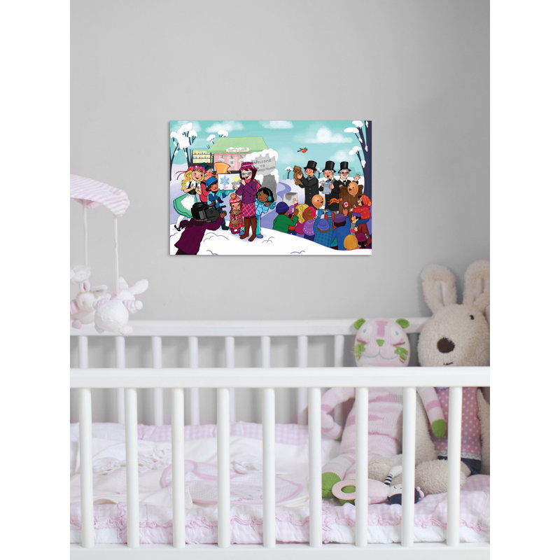 Welcome To - Wrapped Canvas Painting