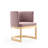 Dining Chair In Blush