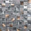 Glass & Metal 12" x 12" Versailles Mosaic Wall Tile