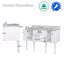 Meuble-lavabo simple 48 po avec dosseret, comptoir intégré, pieds en bois massif de 48 po-1463442427