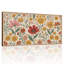 Grand art mural encadré sur toile Boho