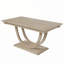 Ensemble de salle à manger 6 pièces en bois massif avec pieds demi-ronds, chaises rembourrées et banc-130147582