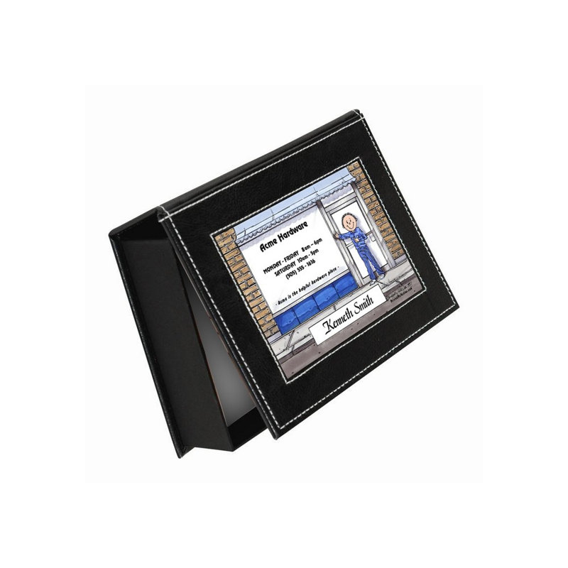 Faux Leather Memory Box