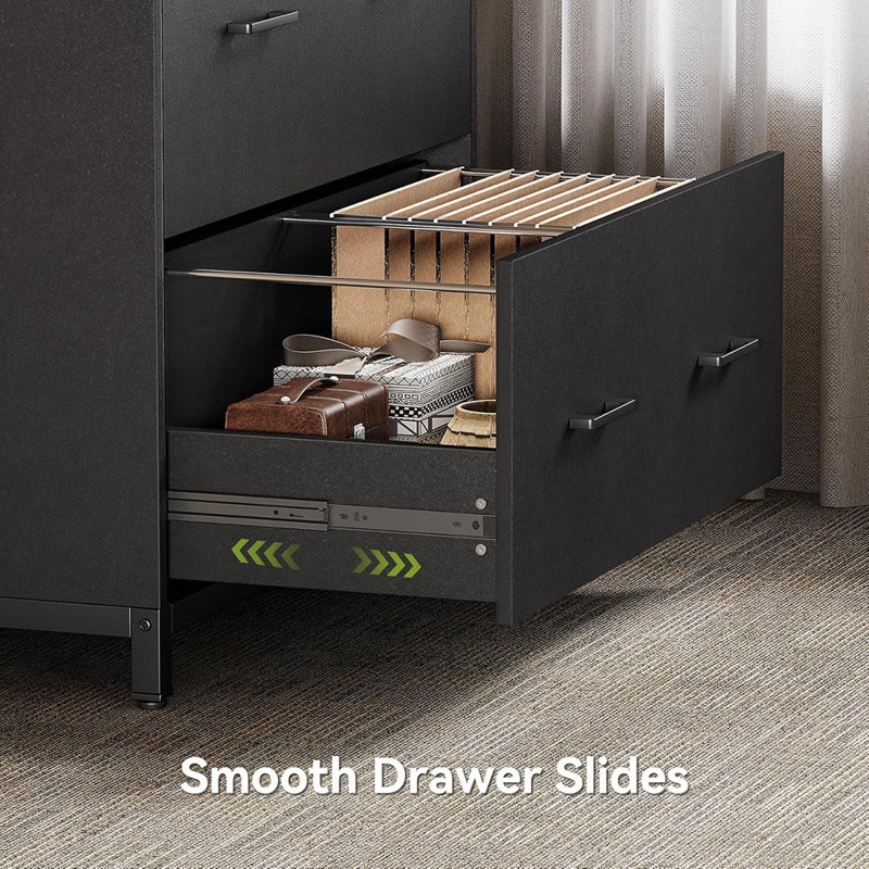 2 Drawer File Cabinet For Home Office, 30.7-Inch Lat...