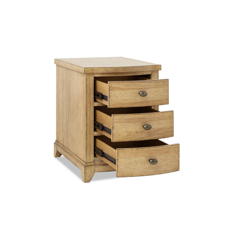 Table de bout avec rangement Mya, Brun clair