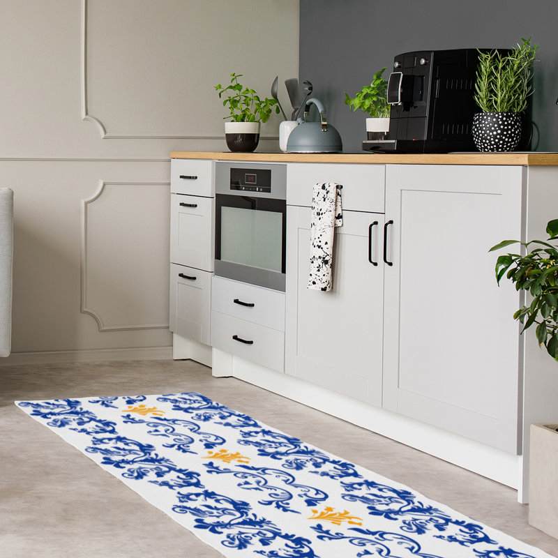 Tapis de couloir blanc