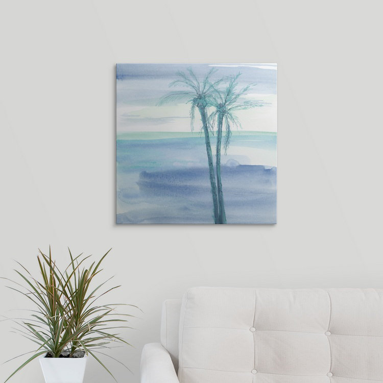 «Peaceful Dusk II» par Chris Paschke par Mccarter, H 35 po x l 35 po x P 1,5 po, Toile
