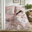 Ensemble de literie réversible pour grand lit, style floral rétro en microfibre pour la maison