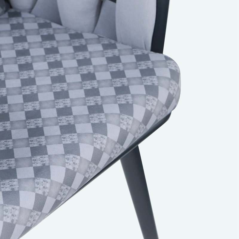 Maylyn 18'' H Tufted Velvet Armchair, Gray