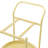 3-Tier Rolling Serving Cart With 4 Swivel Casters & Brakes  Metal Storage Caddy For Kitchen Or Bar-1250032367