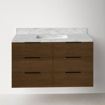 Floating Walnut Vanity – Wood Metal & Beyond