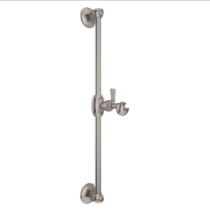 Palladian 24" Slide Bar, Satin Nickel