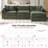 Modular L-Shaped Sectional Sofa-1332630889